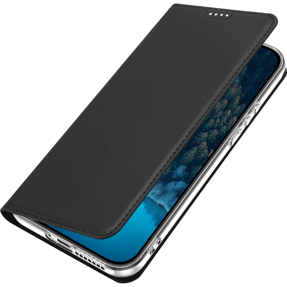 Etui z klapką, portfelowe, Dux Ducis Skin Pro do Xiaomi 17 Ultra, czarne
